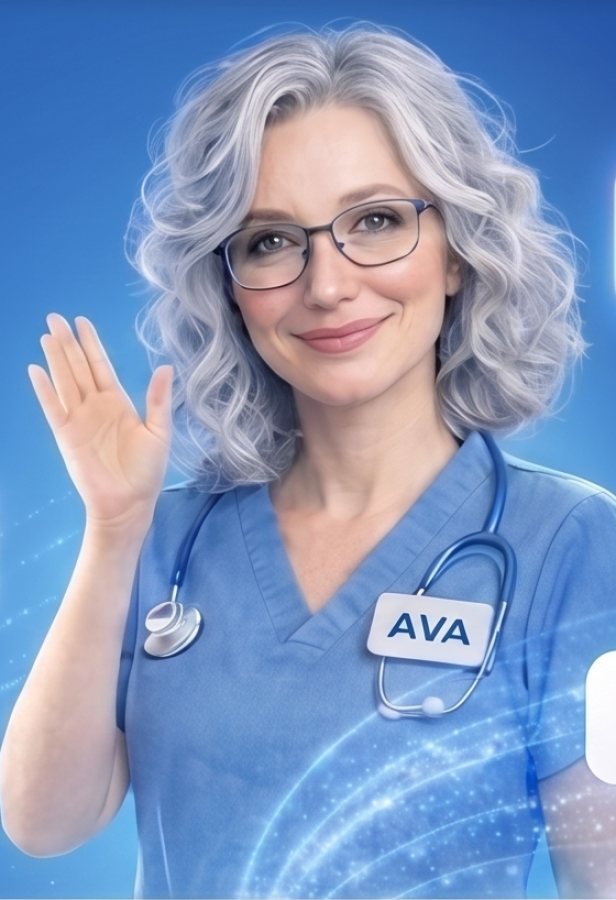 AVA, the AI nurse assistant built into EzeHealth